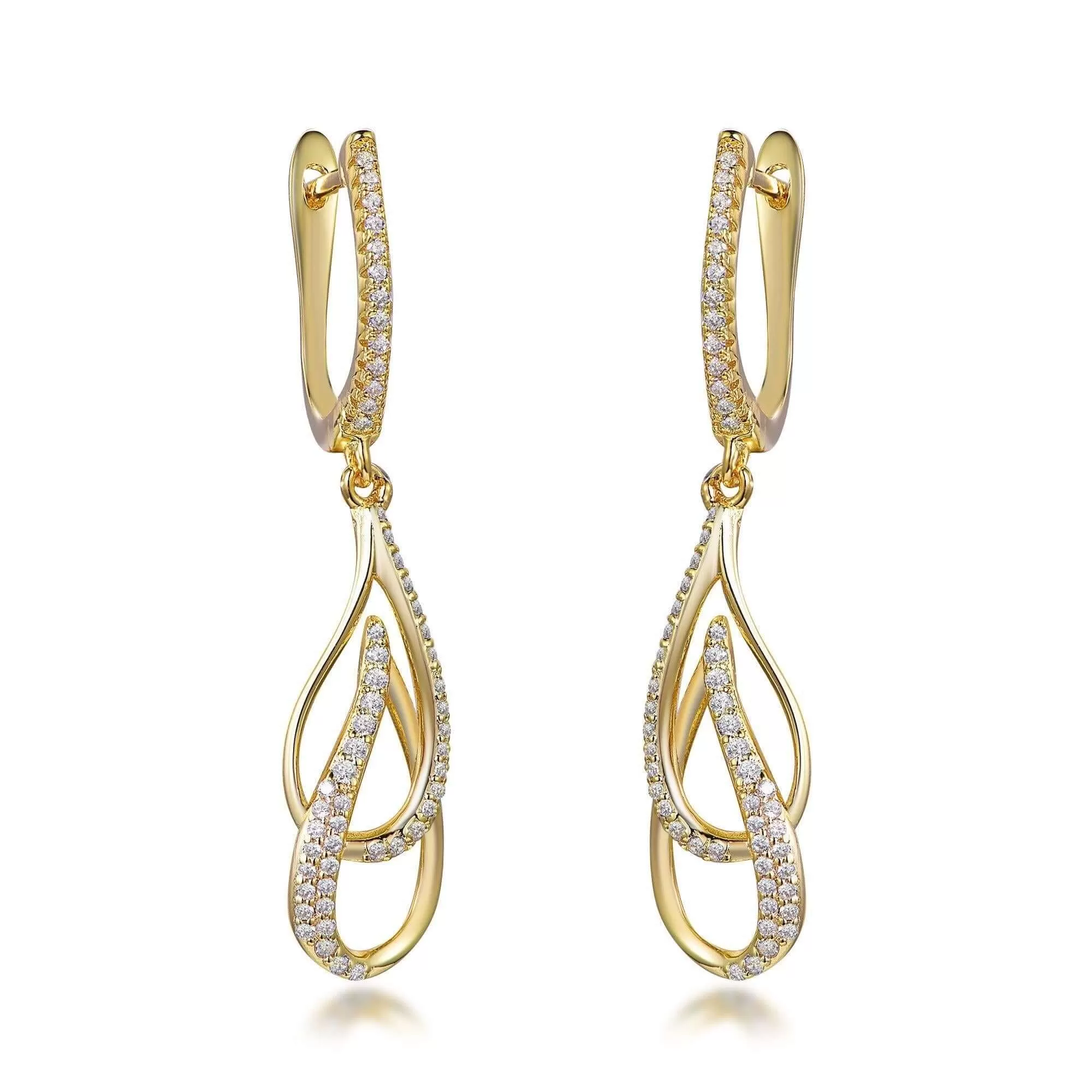 Hoop Earrings with Charm Stylish Fancy Drop Stylish Fancy Drop